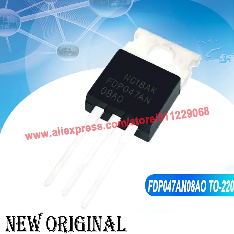 (5 шт.) FDP047AN08AO FDP047AN08A0 FDP047AN TO-220 75 в 80A / IXFP14N60P TO-220 / BUT64C TO-220 / 16CTQ100 TO-220