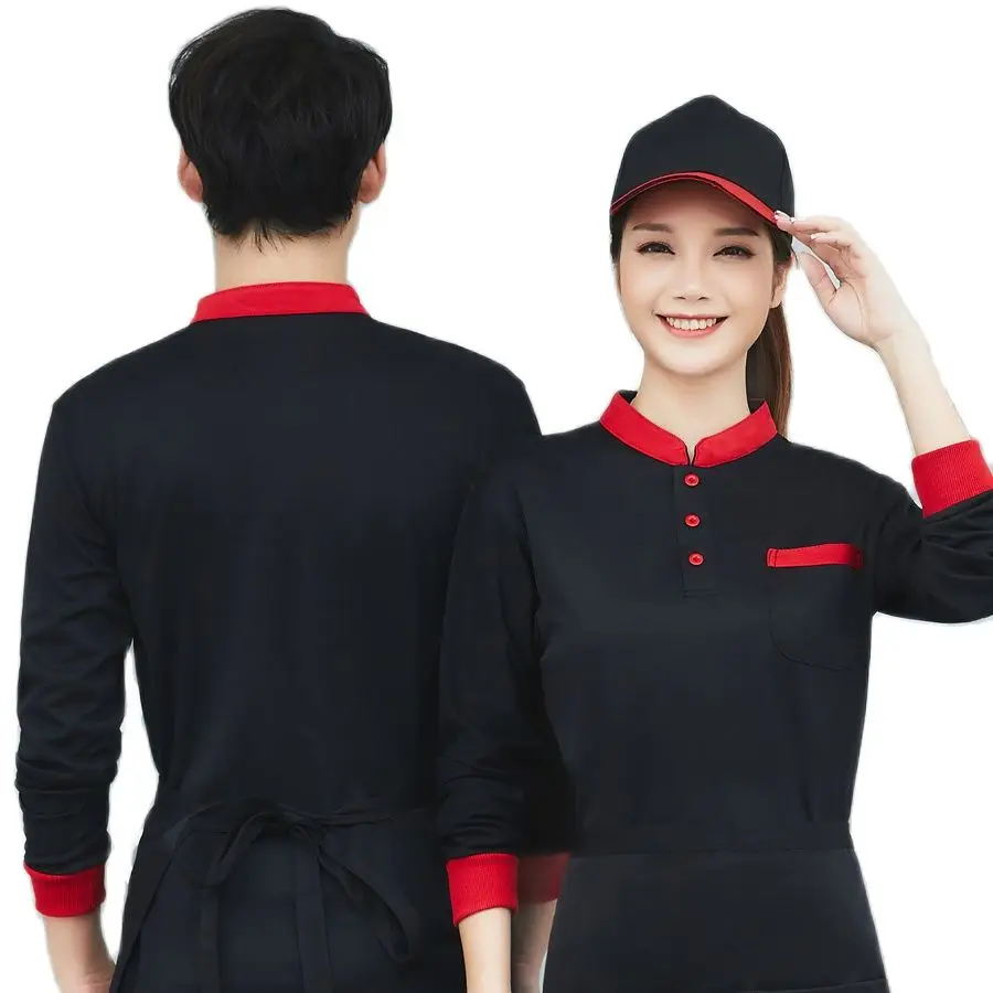 Рабочая одежда для ресторана кейтеринга отеля официанта Женская рабочая с