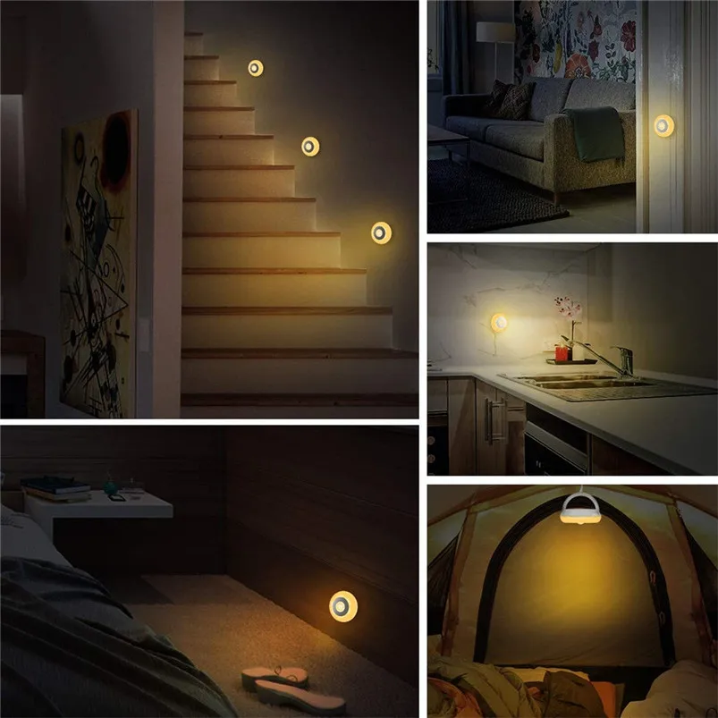 

Human Body Induction LED Night Light For Home Light Control Lamp Household Bathroom Corridor Bedroom Wardrobe Lamparas 40NOV11