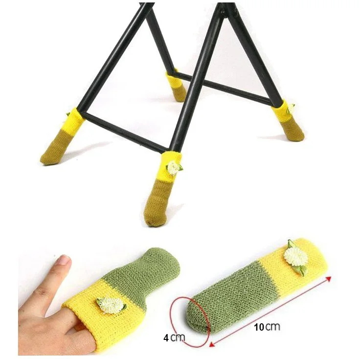 16 шт. милый вязаный мебельный коврик для ног стула носки подушки покрытие стола