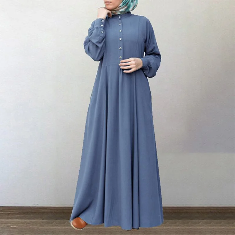 

Moroccan Abaya Middle East dress dress casual retro ethnic women's robe Ramadan Muslim Islamic Arab India long prayer clothes