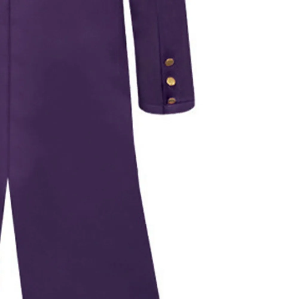 2019 мужское пальто фрак Готическая униформа костюм винтажный зимний военный