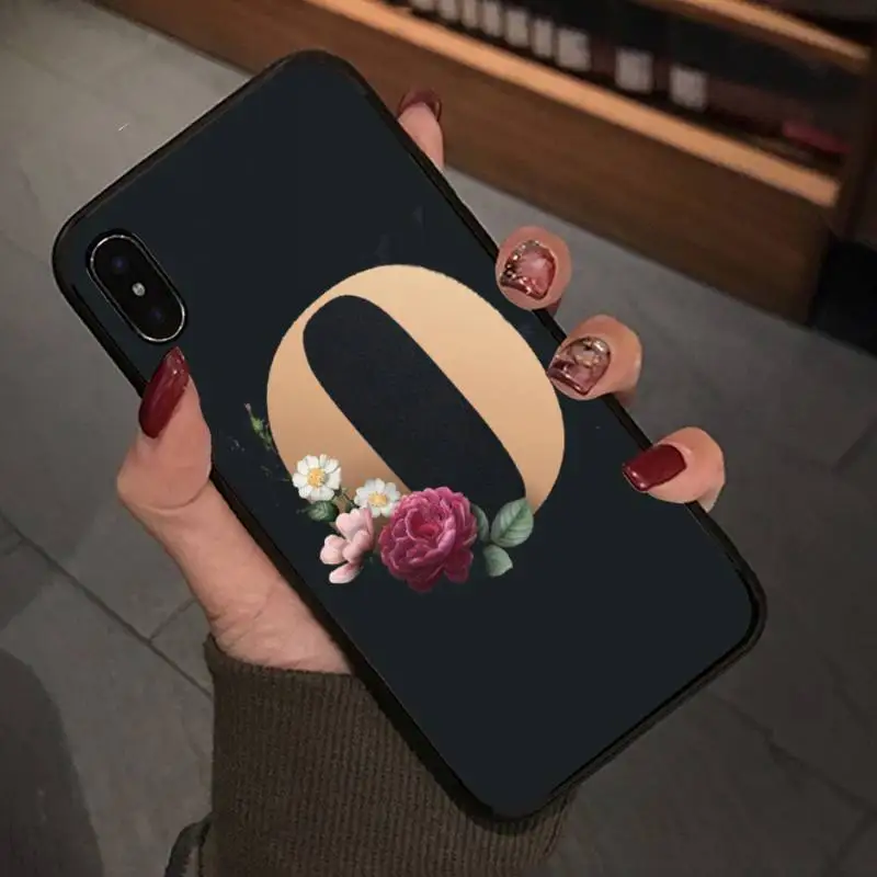 Yinuoda Классический чехол с буквенным алфавитом и цветочным принтом для Samsung Galaxy J7 J8