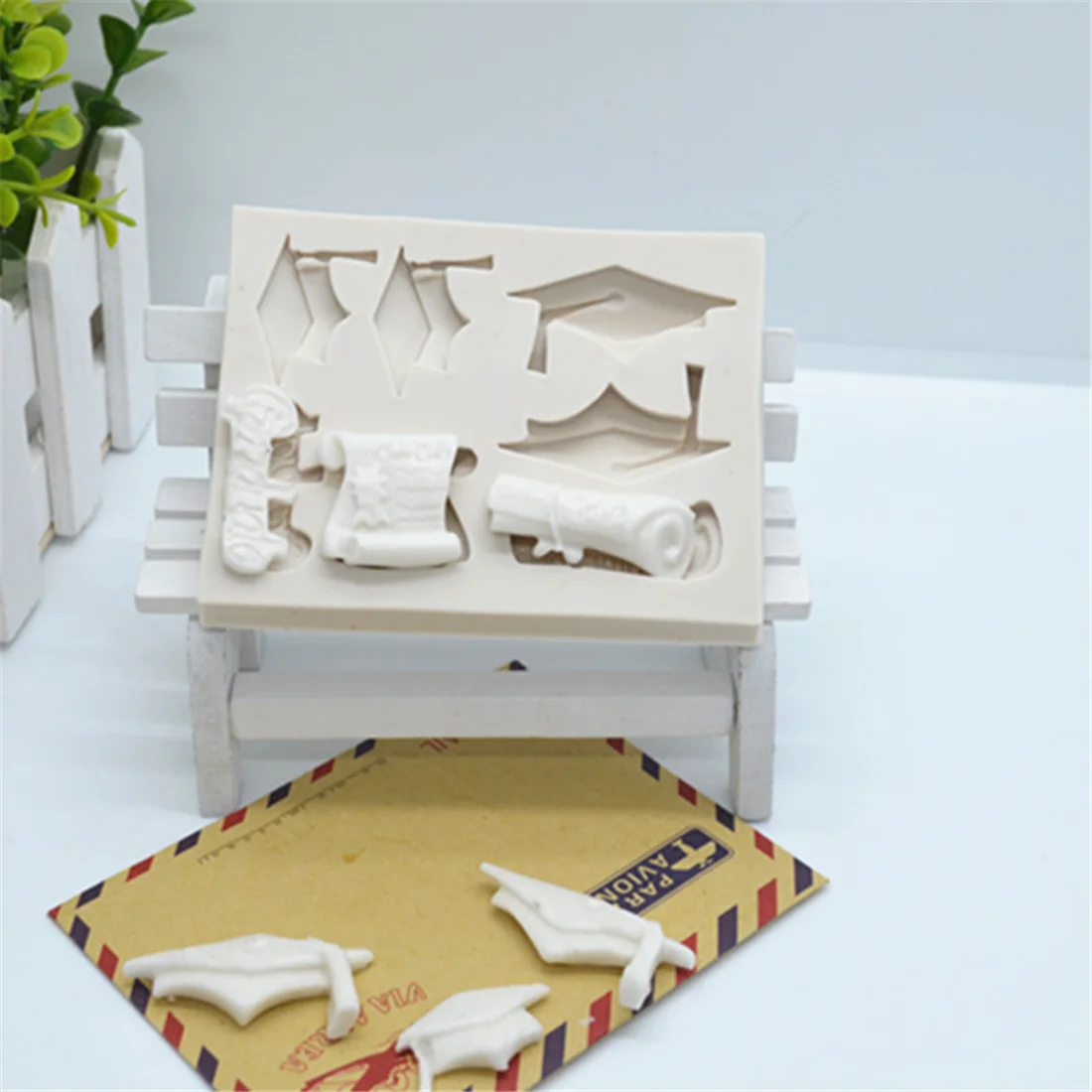 Luyou 1pc Градуировочная Шляпа Силиконовые Формы для Торта Фондана Смолы Молд Декорирования Дня Рождения Инструменты Для Кухни Выпечки Аксессуары.