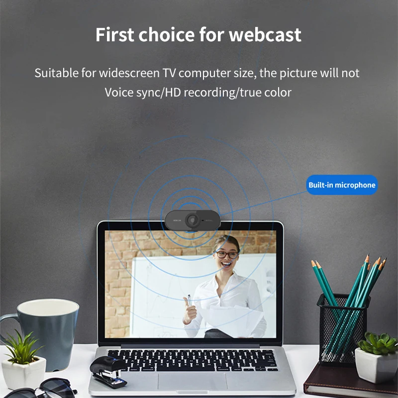 Веб камера с микрофоном 1080P Full HD|Веб-камеры| |