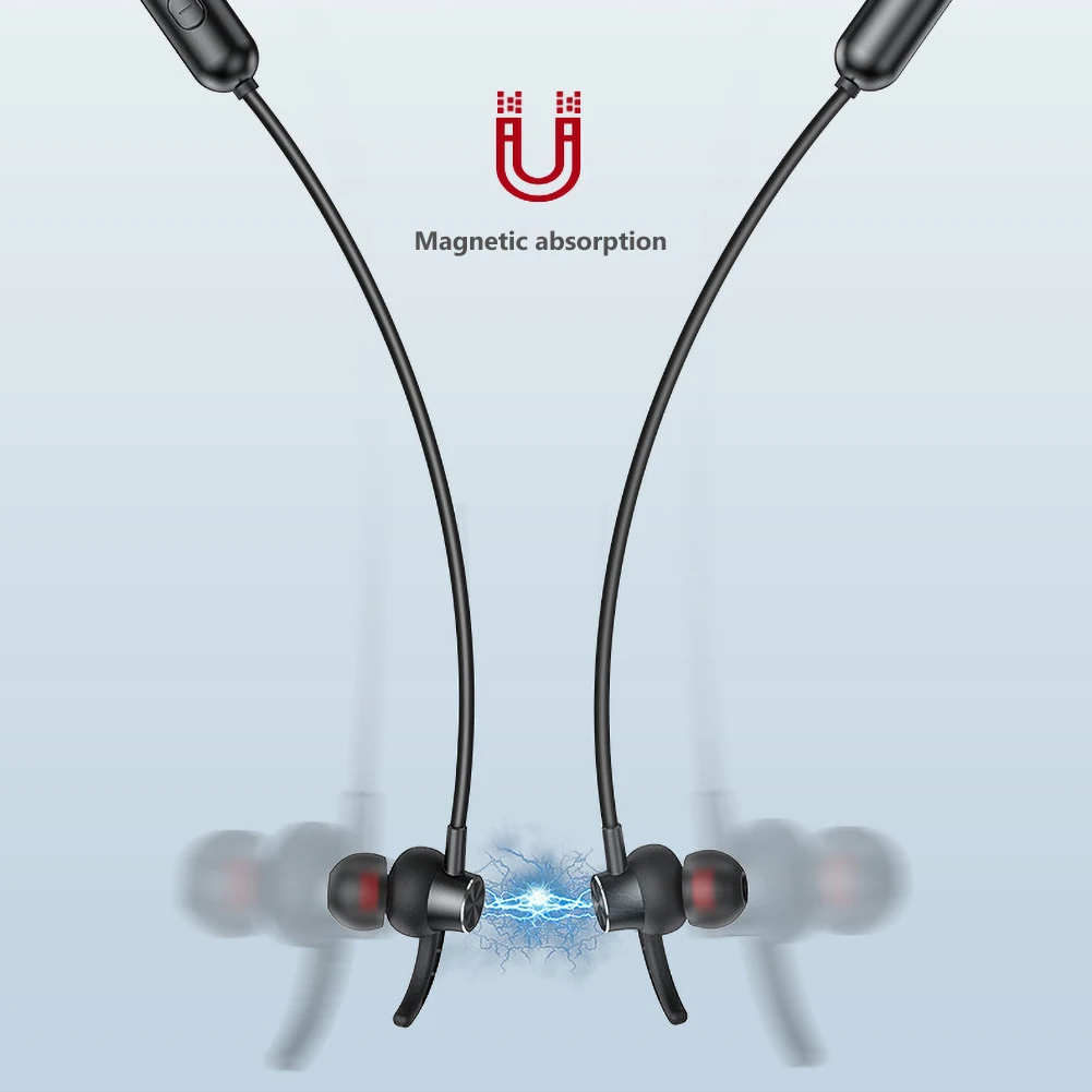 Беспроводные наушники Bluetooth 5 0 спортивная водонепроницаемая Шейная гарнитура