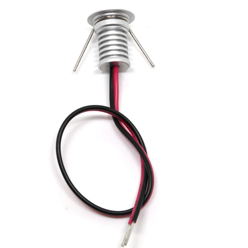 1W 12V dc D13mm мини светодиодный прожектор для лестницы для шкафа Deck Mirror кухонные потолочные точечные светильники CE