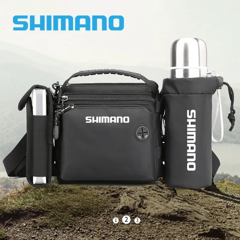 

Многофункциональная поясная сумка Shimano для рыбалки, 28x18x9 см, 2021