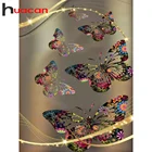 Huacan алмазная вышивка бабочка 5D алмазная живопись животные вышивание крестиком декоративные наклейки на стену