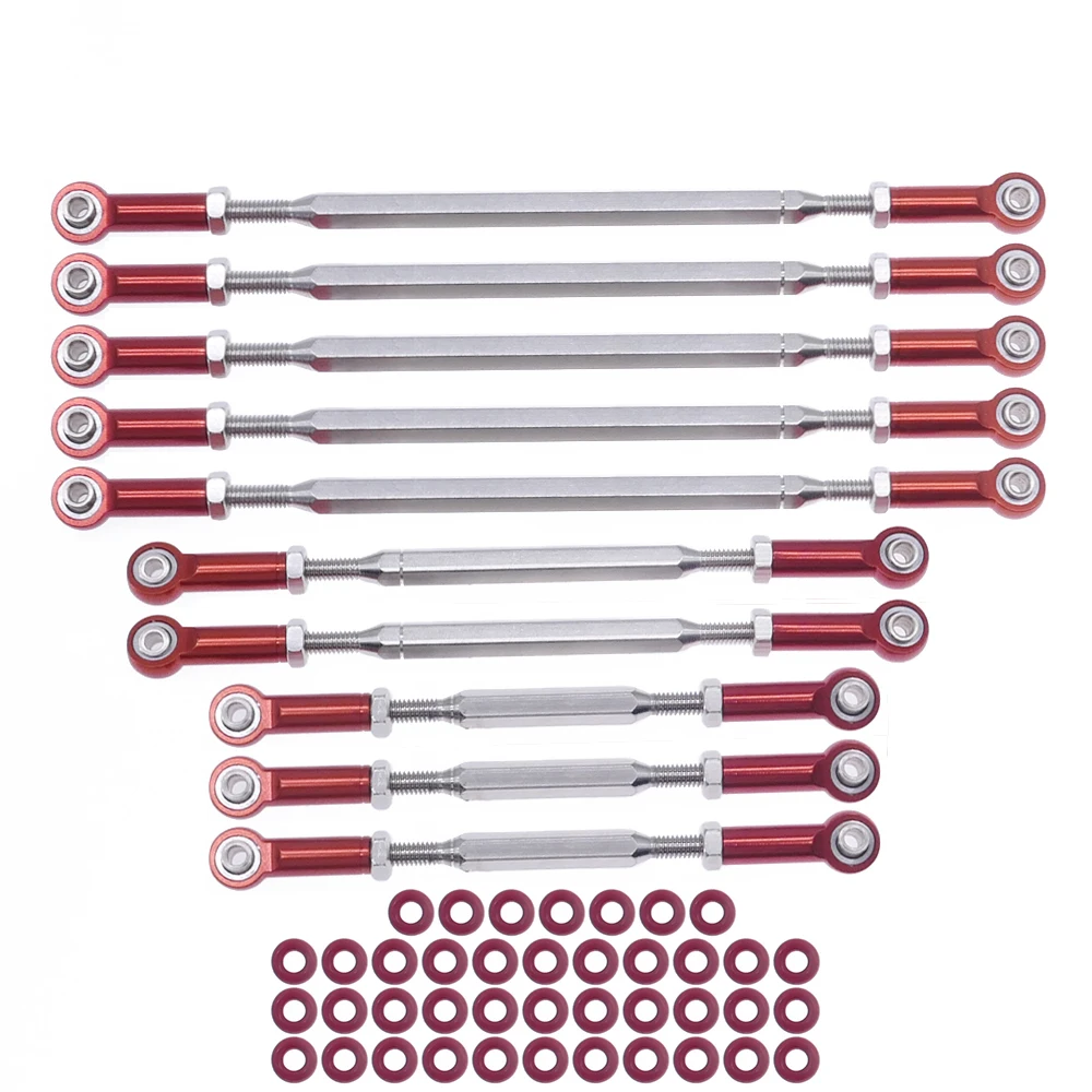 Полный комплект RCAWD из сплава + стали #45 стяжка/тяга/звеньевая тяга набор