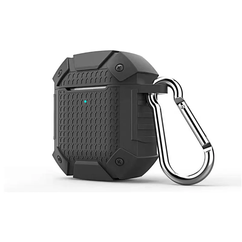 gray Классный Мужской защитный чехол для Airpods, чехол, Bluetooth, беспроводные наушники, чехол для наушников Airpods 2, чехол, Funda, аксессуары - Цвет: gray