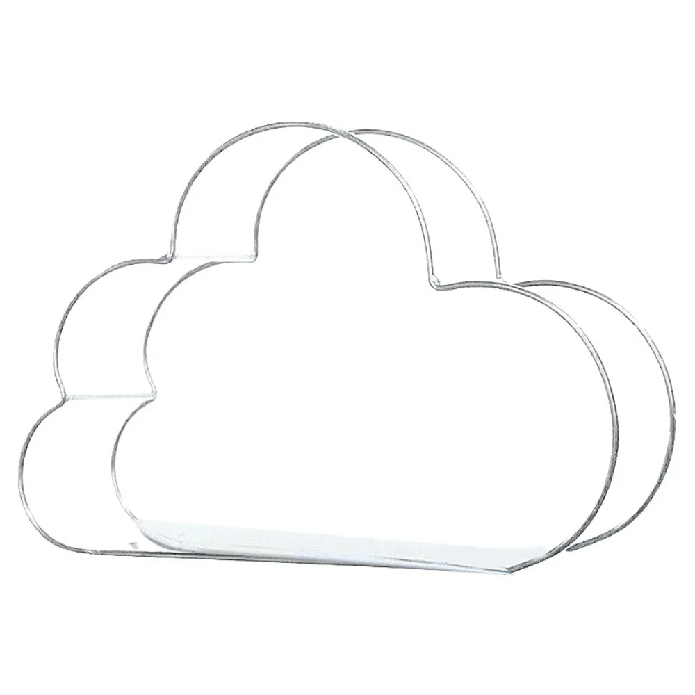 Облако кованого железа деревянная доска креативный декоративный железный