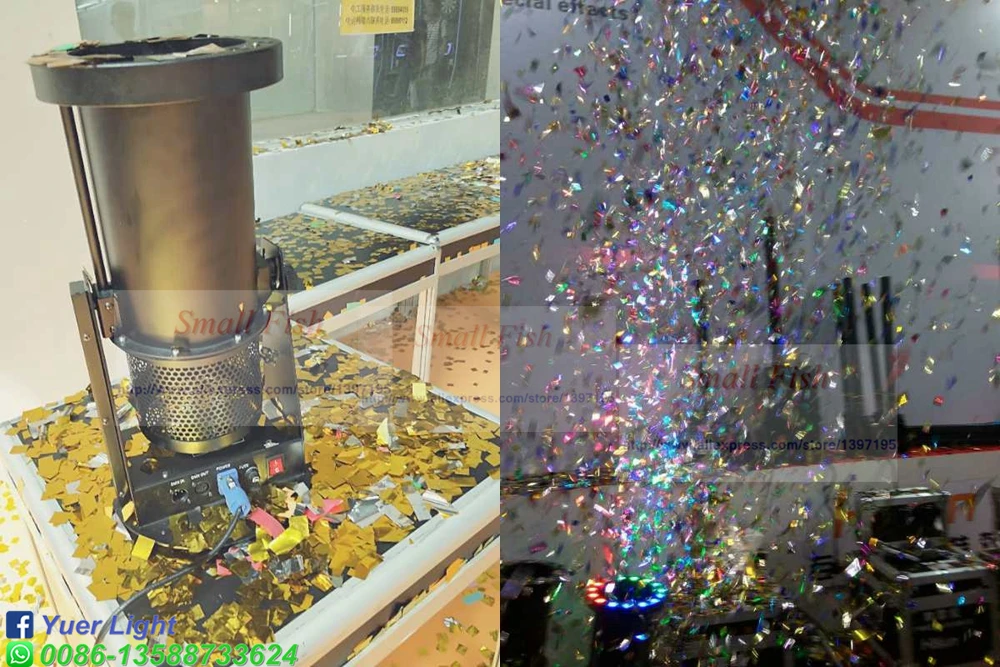Высокое качество 1200 Вт Led свадебная машина для конфетти cannon свадебная машина конфетти машина для вечерние сцены