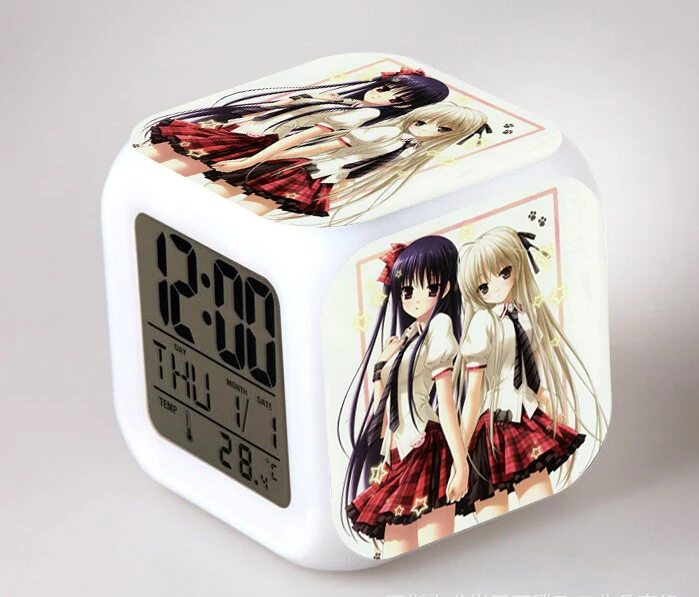 Аниме Yosuga no Sora часы Kasugano Haruka сексуальные девушки цифровой будильник экшн-фигурка