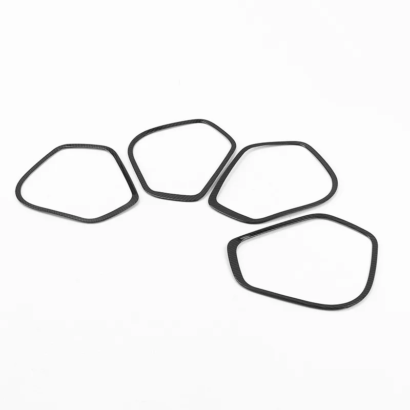 

For Honda FIT Jazz 2014-2018 Accessories ABS Matte/Carbon fibre Car door inner speaker audio Horn ring Cover Trim car styling