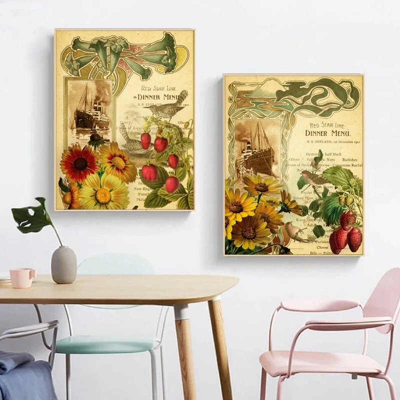 Винтажный Набор для журнальных карт викторианские дорожные парусиновые плакаты