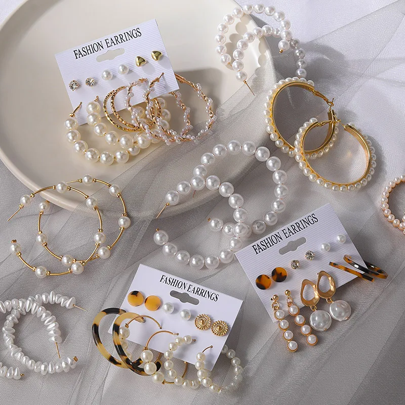 Серьги подвески X & P Женские винтажные круглые серьги в Корейском стиле ювелирные