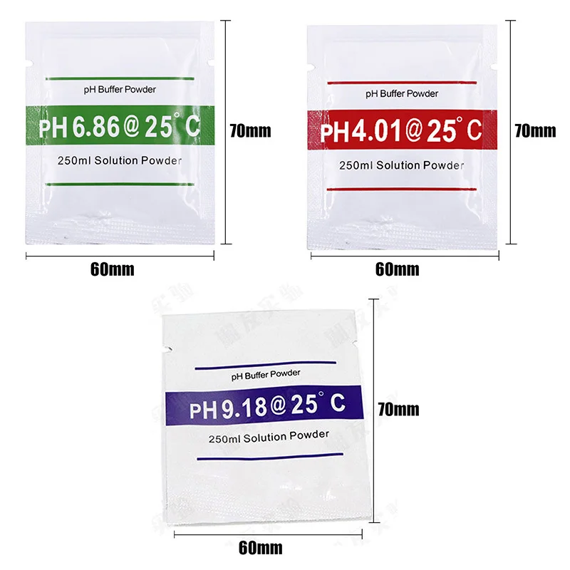 1/2/3 шт. калибровочный раствор PH для измерения порошка Ph4.00/6 86/9 18 калибровка теста