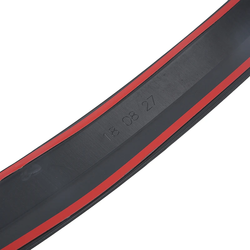 

Loyalty for Audi Q5L 2018 2019 Exterior Outer Rear Bumper Trunk Guard Door Sill Cover logo ABS black Car Styling Accessories