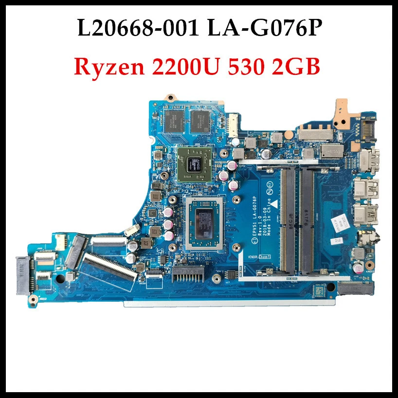 Материнская плата для ноутбука HP 15 db материнская 15G DX0003AX EPV51 2 Гб 100% протестирована