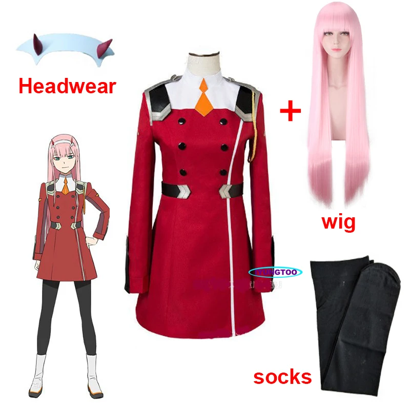 

Женский костюм для косплея из аниме «Zero Two»