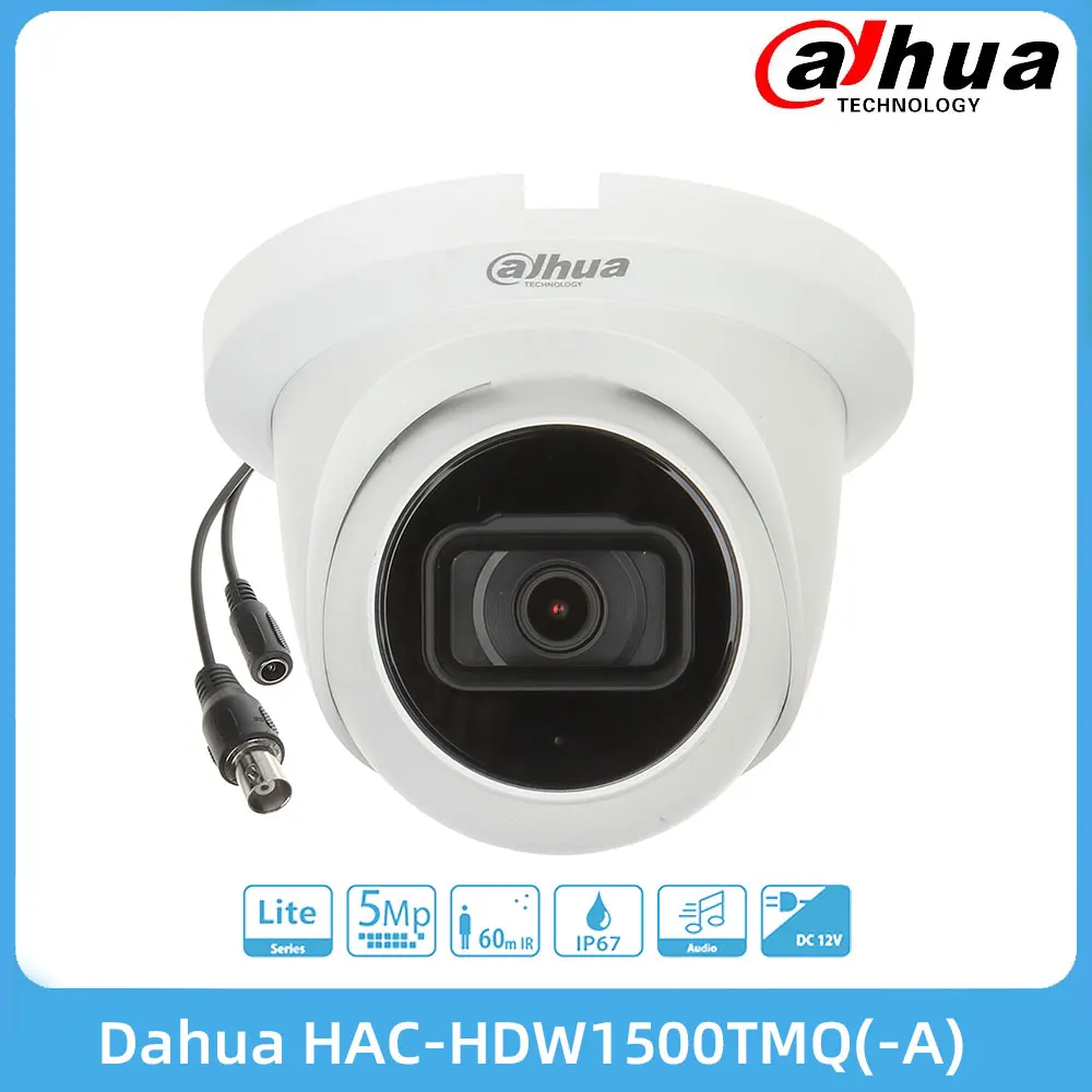 

Dahua HAC-HDW1500TMQ-A 5 Мп Starlight HDCVI быстрая установка ИК-камера для глазного яблока CVI/CVBS/AHD/TVI 3,6 2,8 мм фиксированный Встроенный микрофон IR