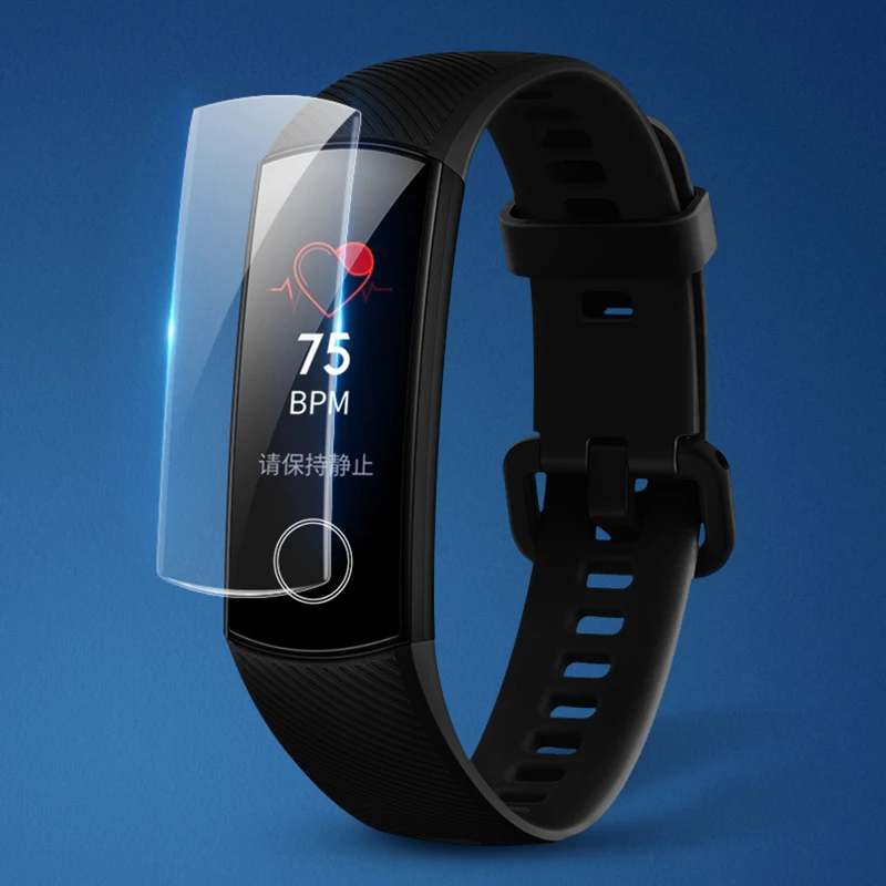 Для huawei honor band 5 Защитная пленка для экрана honor band 4 band4 band5 мягкая пленка смарт-браслет аксессуары не закаленное стекло