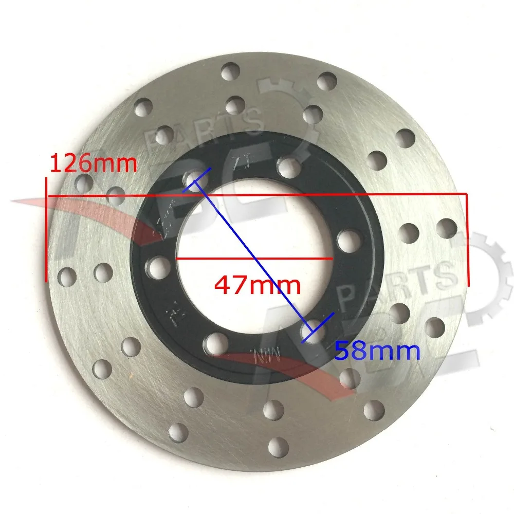 126 мм Новый тормозной диск для карты 80T Mini | Автомобили и мотоциклы