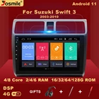 Автомагнитола 2 Din, Android 11, для Suzuki Swift 2005, 2006, 2007, 2008-2010, мультимедийный плеер, голосовое управление, Carplay, Wi-Fi