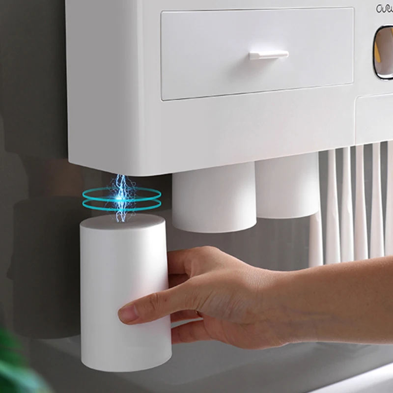 Ванная комната для хранения аксессуары настенная полка с магнитной адсорбции