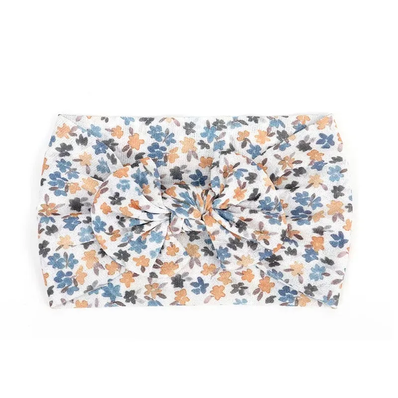 Новая цветная Бохо повязка на голову для новорожденных эластичная лента Детские