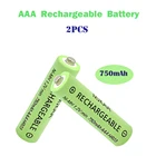 2468 шт., перезаряжаемые никель-металлогидридные батарейки AAA 1,2 в 750 мАч