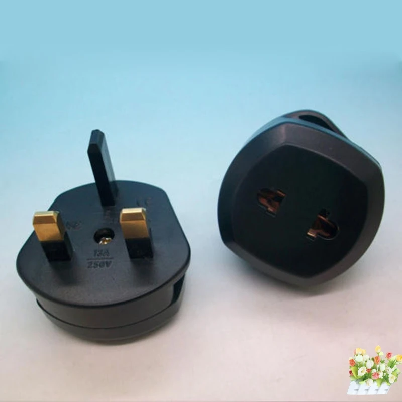 3 Pin 1 шт. США/ЕС в Великобританию AC Разъем питания дорожный преобразователь