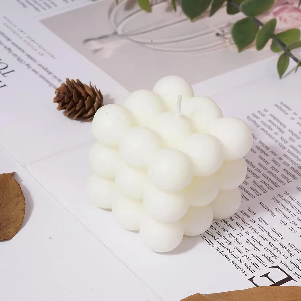 

Custom-made Korean Ins Net Red Cube Aromatherapy Candle Decoration Props Home Photography Geometric Shape Z6a4