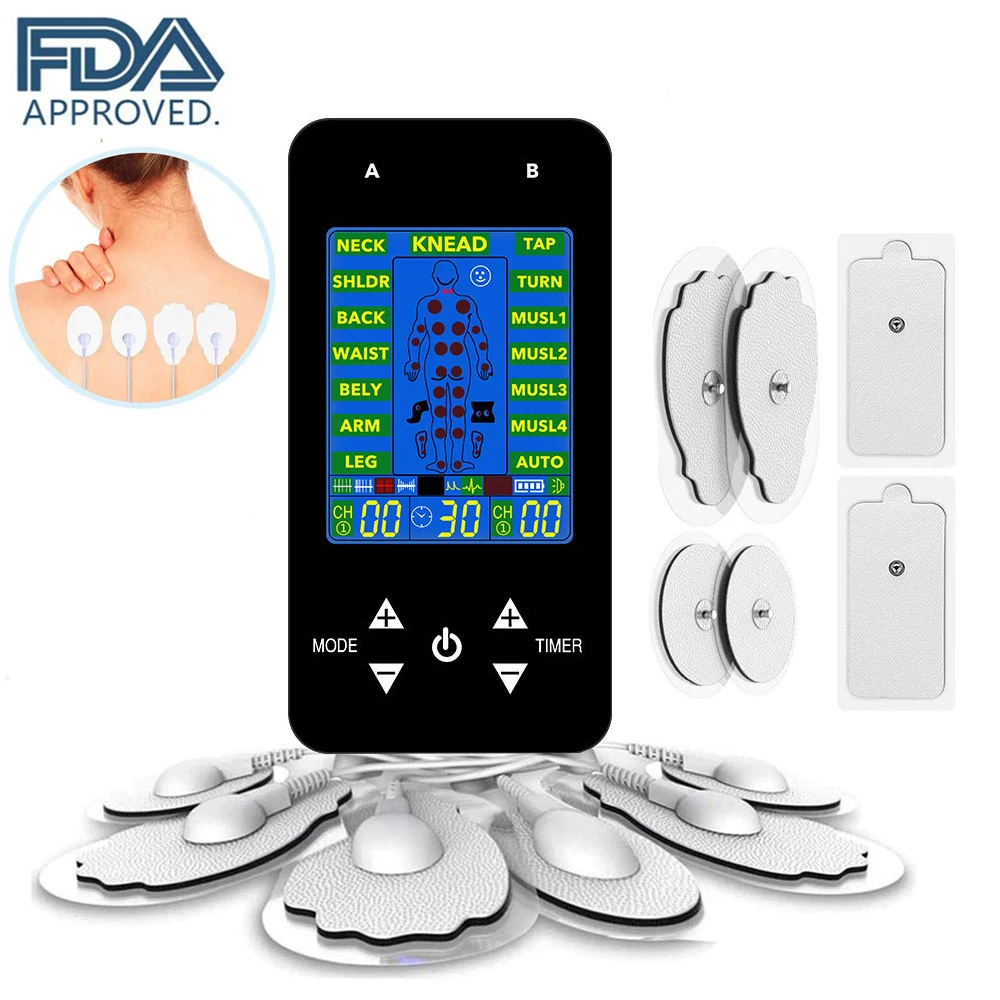 15 Modes TENS Machine Unit Eletric compex muscle stimulator EMS Physiotherapy Pulse Body Back Neck Massager Electroestimulador