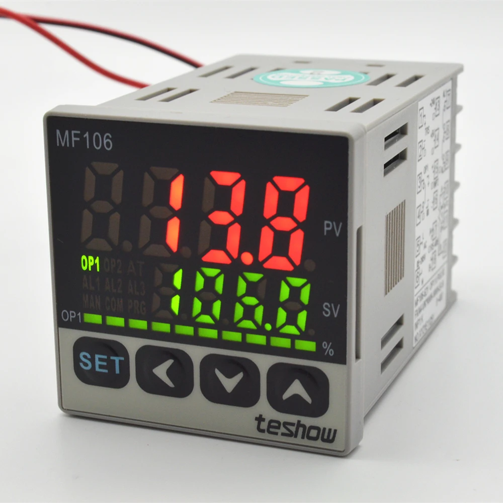 48x48 мм teshow MF106/ZM106 термостат TC/RTD K E J PT100 входной светодиодный ПИД-регулятор