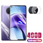 3-в-1 400D передняя + задняя Гидрогелевая пленка для OPPO Realme note 9 T 5G Защита объектива камеры fon realme 9 t 5g безопасный телефон не стекло