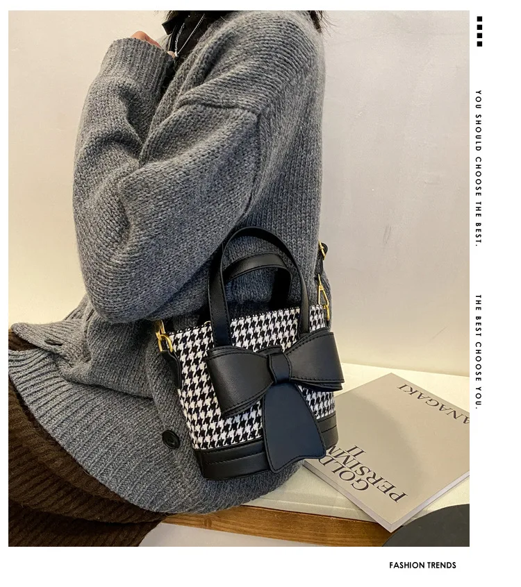 

Leisure bag women's bag, new fashion fashion fashion in autumn and winter 2020, versatile messenger bag, portable bucket bag