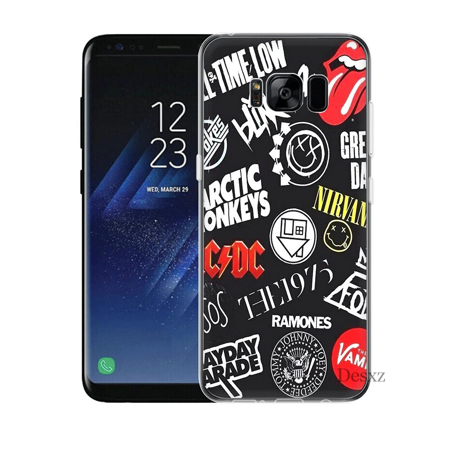 Телефон чехол для Samsung S3 S4 S5 S6 S7 S8 S9 S10E S10Plus Note 8 9 M10 M20 M30 M40 в стиле панк-рок |