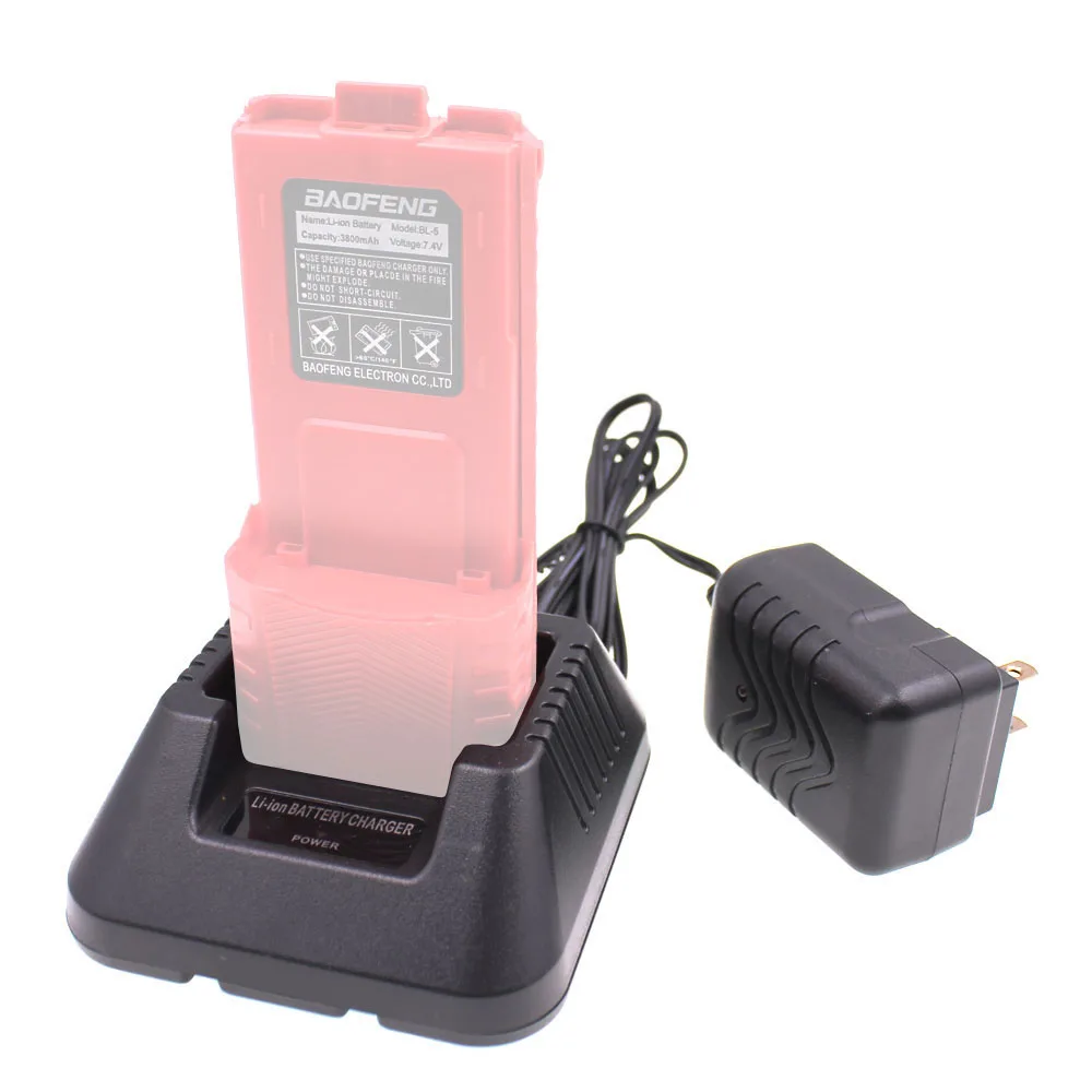 Оригинальное зарядное устройство для BAOFENG UV 5R DM 5RA 5RB series адаптер питания