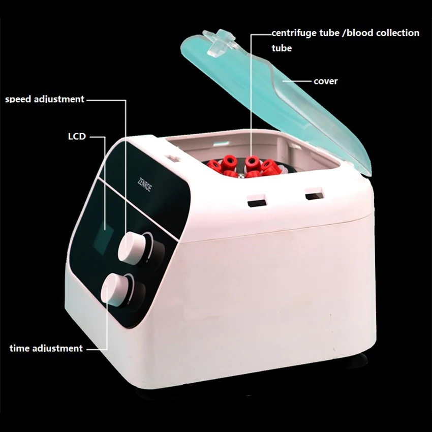 

LSC-20H Timing Intelligent Electric Centrifuge 6/8-Hole Electrical Centrifuge Serum Separation Medical Lab Practice Machine