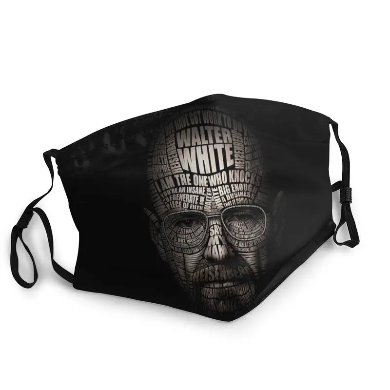 

Breaking Bad Walter White Breathable Mouth Face Mask Adult Heisenberg Mask Anti Dust Protection Cover Respirator Mouth Muffle