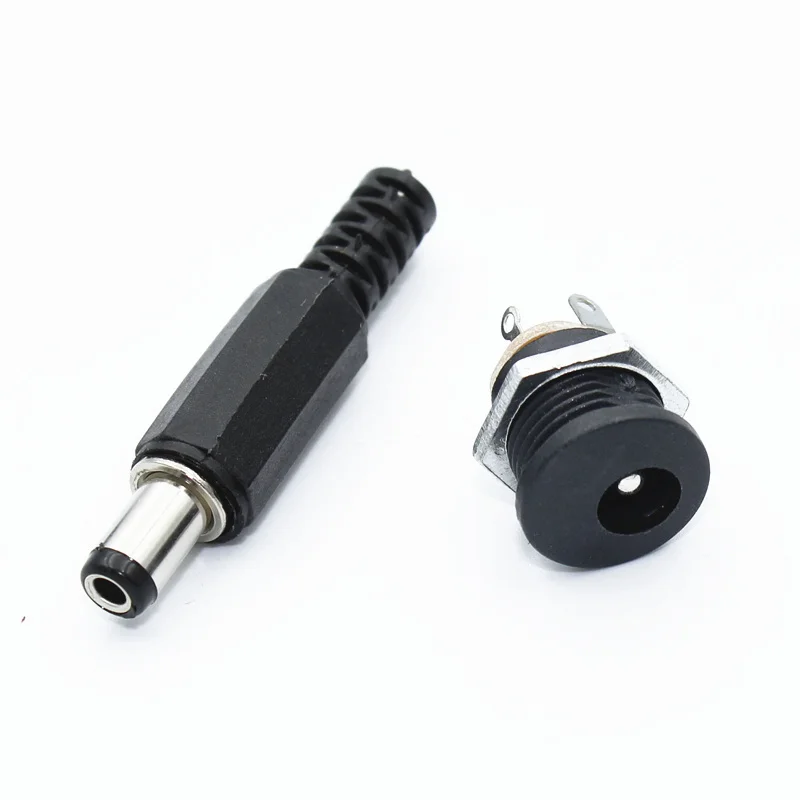 10 шт./лот 5 пар 5.5x2.5мм шт. DC Power Female Plug Jack + штекер разъем адаптера 5*2 мм DC022 |