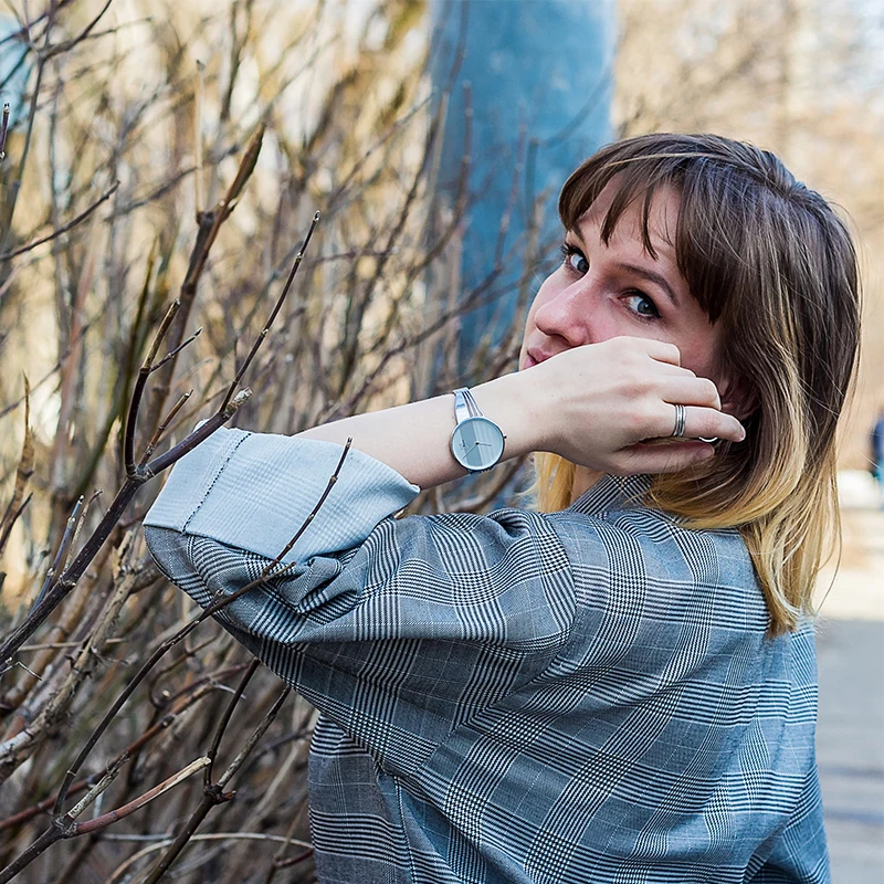 Новинка Shengke модные японские кварцевые женские часы с внутренней тенью 3D