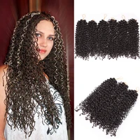 28 curl zizi box braids crochet braiding colored synthetic hair extensions colorful crochet hair 50 grams for women