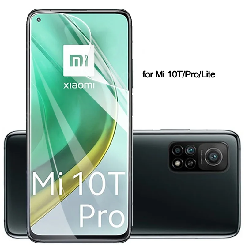 2 шт. гидрогелевое Защитное стекло для Xiaomi Redmi Note 9T Mi 10T Lite | Мобильные телефоны и