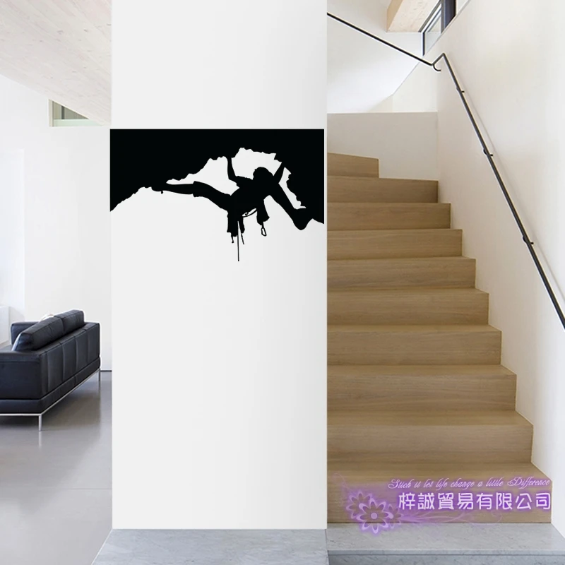 Скалолазание Наклейка на стену виниловые альпинистские Наклейки стены Pegatina