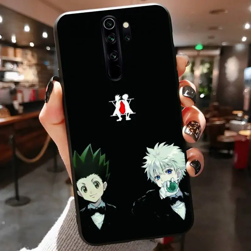 

Anime Hunter X Hunters Phone Case Black Cover For Redmi 7A 4X 5 6 7 8 8A 5Plus GO Note 4/4X 7 K20/Pro Cases