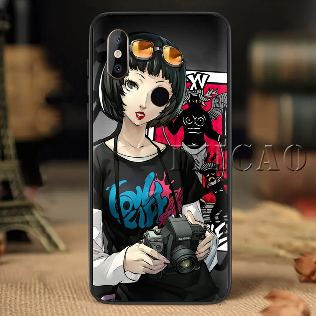 Persona 5 &quot Джокер мягкий чехол для телефона Xiaomi Mi на возраст 6 8 9 SE Honor Lite Pro F1 A1 2 5X