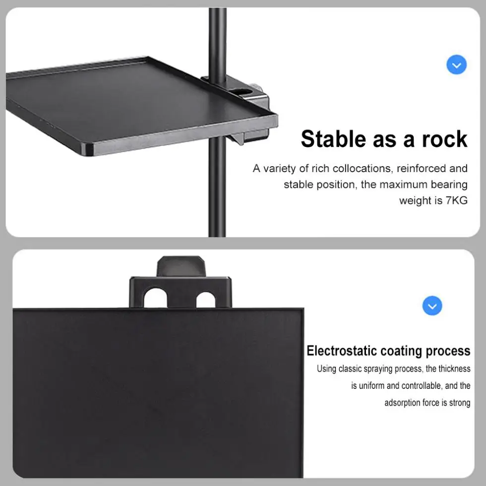 

Sound Card Tray Live Microphone Plastic Stands Tray Stand Live Stand Fit for Live Tripod Bracket Accessories